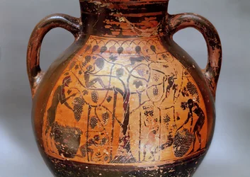 Rhodian Style Amphora Depicting the Picking of Grapes